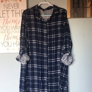 Torrid flannel dress